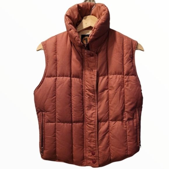 GOOSE DOWN  1ST DOWN Salt lake city Pink Mauve Vest - Picture 2 of 7